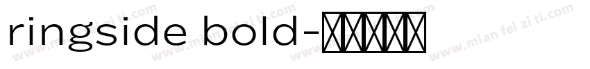 ringside bold字体转换